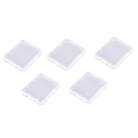 HAYATEC Compact Flash Transparent Holder Case Memory Card CF SDHC Box Storage Set (5 Pack)