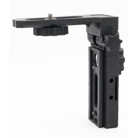 Adir Multifunctional Line Laser Level Wall Mount Bracket - Magnetic Bracket L-shape Adjustable 1/4" and 5/8" Mount Adapter Line Laser Positioning Base