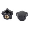 Sourcingmap Plastic Star Head Clamping Nuts Knob Handle M7 Threaded