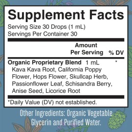 Mary Ruth's Extracto Líquido De Kava Calmante 30ml Sabor Sin Sabor