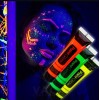 Go Shopgo 48 Tubo Pintura Fluorecente Neon Corporal Maquillaje Luz