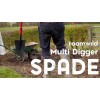 Roamwild Multi-Digger Garden Spade – Fibreglass Light Weight Arrow Head