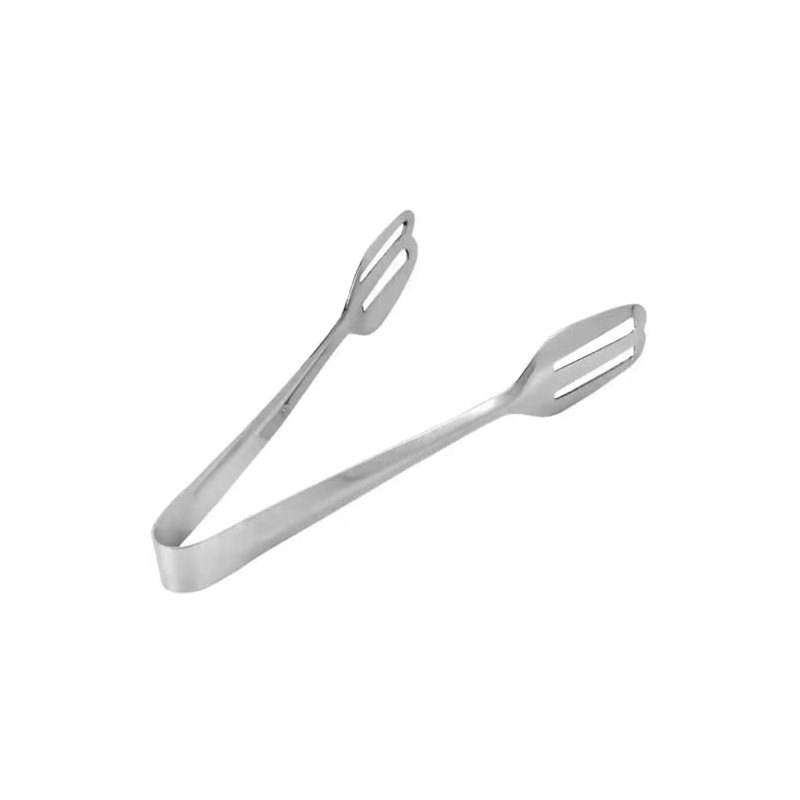 YOLOMART Rectangle Polished Stainless Steel Salad Tongs – Heavy-Duty Serving