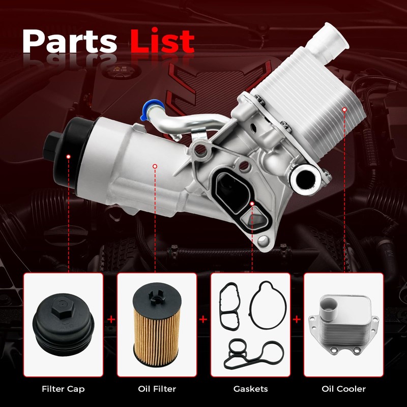 918-428 Engine Oil Filter Housing Assembly with 2011-2016 Chevy Cruze