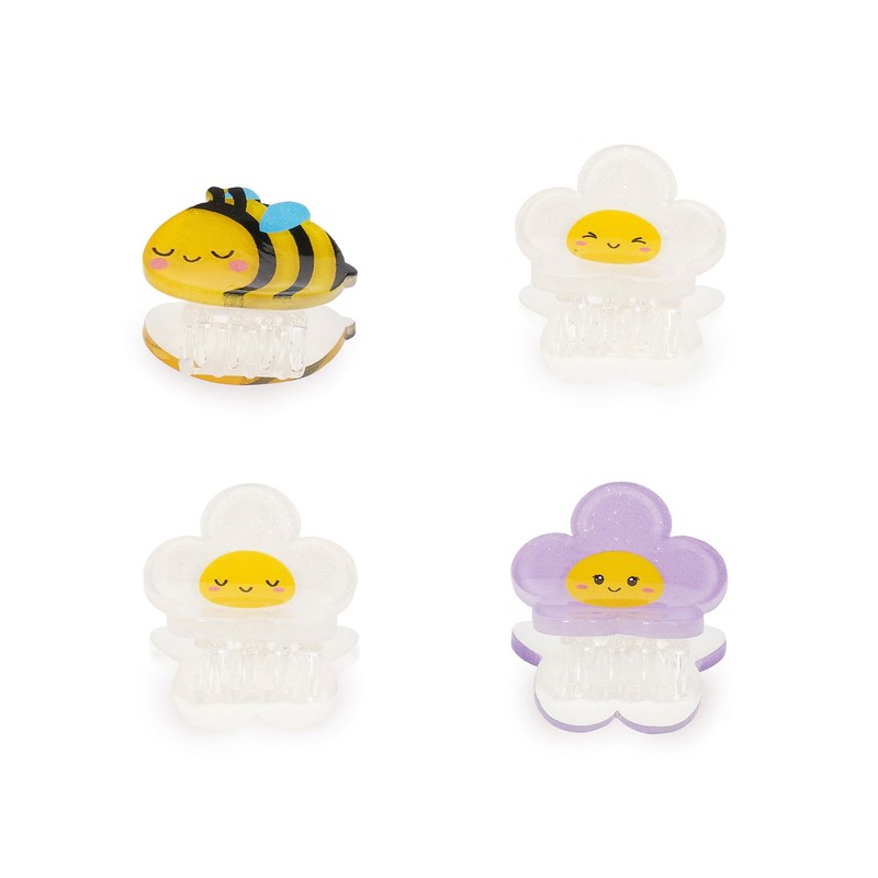 Legami - Set di 4 Mini Mollette per Capelli Clip