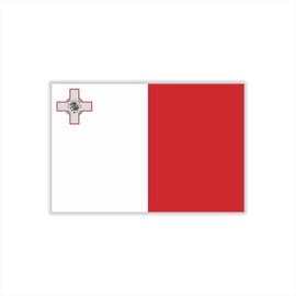 Womaha 30 Temporary Malta Flag Tattoos Fans Face Tattoo Stickers for Adults Kids Group Activity Props
