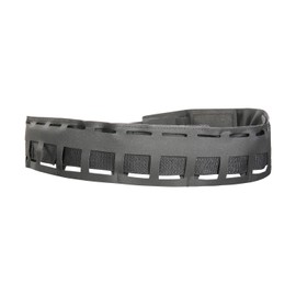 Tasmanian Tiger TT Molle Hyp Belt Low Profile Extremely Flat Lightweight Tactical Hypalon Warrior Belt Deployment & Service Belt Weapon Belt (Black, XL (160 cm))