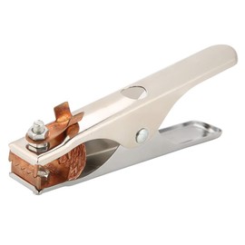 300A Electroplated Ground Clamp Copper Heavy Duty Arc Welding Earth Clip Replacement Part for Manual Welder