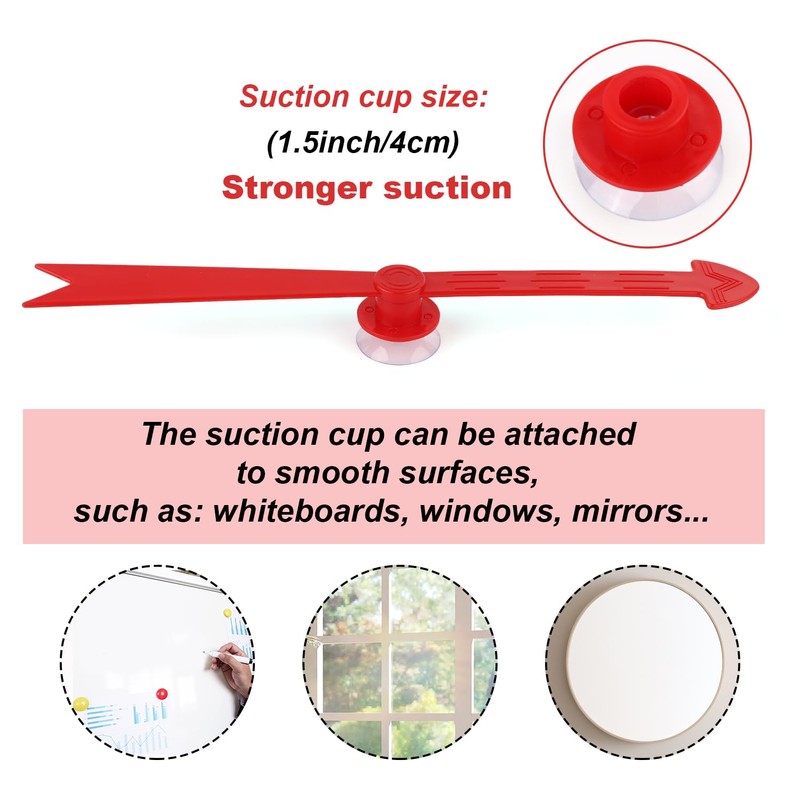 Large Arrow Spinner, Game Spinners for Classroom with Suction Cup