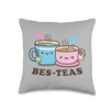 Smarty Pants Designs BES Cute Kawaii Cups, Tea Lovers Throw