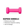 Weider 15 Lb. Neoprene Dumbbell, Orange