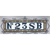 Generic Spanish Ceramic Letter and Number Tiles with Metal Frame