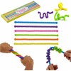 Fidget Toys Sensory Stick Set 6 Pack with Stretchy Textured