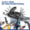 ROCKBROS Bicycle Saddle Bag + 16 in 1 Multifunctional Tool