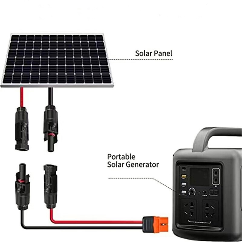 REEYINTCK XT60i Solar Charging Cable 12AWG 5FT - Solar Panel