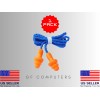 NEW Reusable Hearing Noise Cancelling Safety Earplugs Silicone Corded Ear