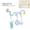 Baby Plush Animal Stroller Toys Spiral Activity Hanging Toys Ringing