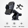 Car Phone Holder with Windscreen and Dashboard Mount