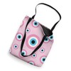 Hot Pink Aesthetic Evil Eye Decor Preppy Tote Bag