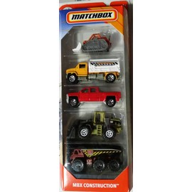 Matchbox 2019 Mbx Construction 5 Pack