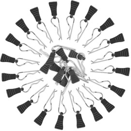 Deerc Replacement Parts RC Car Clip Pins RC Body Shell Pin RC Body Clips Rc Body Clips Bent Springy for 1/10 1/12 1/16 Remote Control Car Shell Model Replacement Part