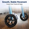 HolyHeal Walkers for Seniors, Folding Walker with Wheels and 2
