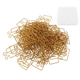 100PCS Funny Cute Paperclips Decorative Metal Small Journaling Paper Clamps for Office School Home Gift Box
