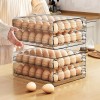 Double-drawer Refrigerator Egg Storage Box Can Keep Eggs Fresh Transparent