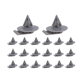 Adunsiaoto 20 Stücke Radzierblenden Clips Kunststoff, Seitenleiste Clips Kunststoff, Radlauf-Zierleisten-Clips Aus Kunststoff, Auto Seitentür Zierleisten-Clips, Radzierblenden Radlauf Clips Auto