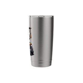 Cute Tiger Graduation Stainless Steel Insulated Tumbler