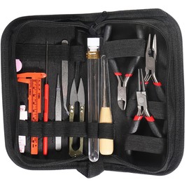 ALMOCN 19pcs Jewelry Making Tools Kit with Zipper Storage Case for Jewelry Crafting and Jewelry Repair