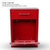 KYODOLED Steel Key Lock Mail Boxes Outdoor, Locking Wall Mount