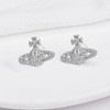 Saturn Earrings Crystal Saturn Planet Earring Aesthetic Earrings Y2k Earrings