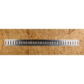 Two 8-ft E Track Tie-Down Rails | Hot-Dipped Galvanized Steel, ETrack Rail with Horizontal Slots, E-Tracks Tie Downs Trailer Accessories for Cargo on Truck, Flatbed, Trailers