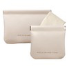 DEVENTORZ Sanitary Napkin Pouch, Set of 2, Large and Small,