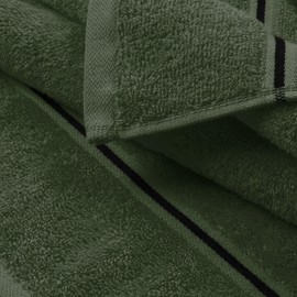 MyOwn Ultra Soft Cotton 6 -Piece Hand Towel Set 16x24 Inch, Ideal for use in Bathroom, Kitchen, Gym, Spa & General Cleaning, Compact & Lightweight Multi Purpose Hand Towels - Olive Green