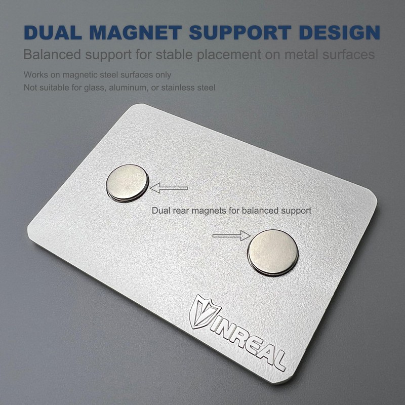 American Flag Metal Fridge Magnet, Square 3D Zinc Alloy Refrigerator
