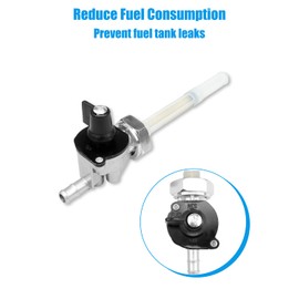 Fuel Gas Valve Petcock Fit for Honda Shadow Spirit Sabre Aero ACE 1100 VT1100C VT1100C2 VT1100C3 VT1100T VT1100C2 VT1100B VT1100A VT1100CL 1995-2007 Replace 16950-MAH-023