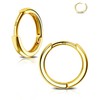 Jewseen Gold Septum Ring Knorpel Ohrring 20G Tragus Kreis 925