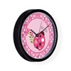 CafePress Ladybug Garden Baby Nursery 10" Wall Clock for Livingroom,