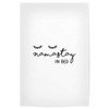 artboxONE Poster 30 x 20 cm Typography Namastay In Bed