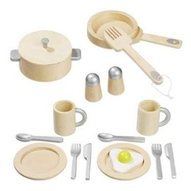 howa Küchenset aus Holz für Spielküche 16 TLG. 4868