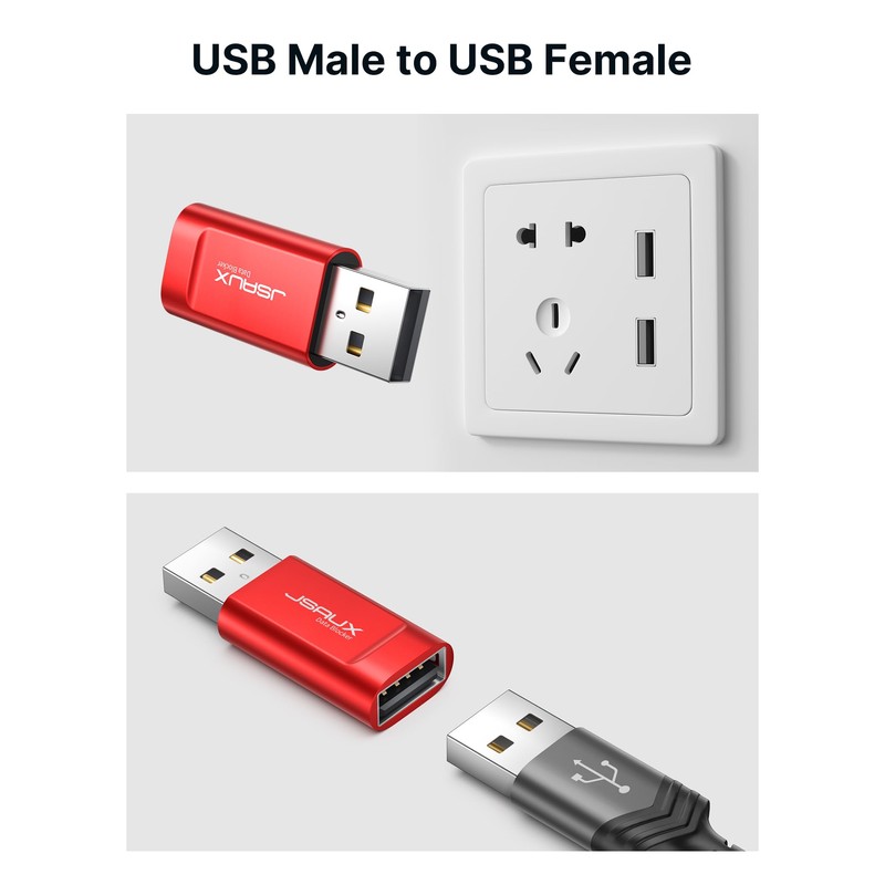 JSAUX USB Data Blocker [Pack of 4] USB Data Blocker