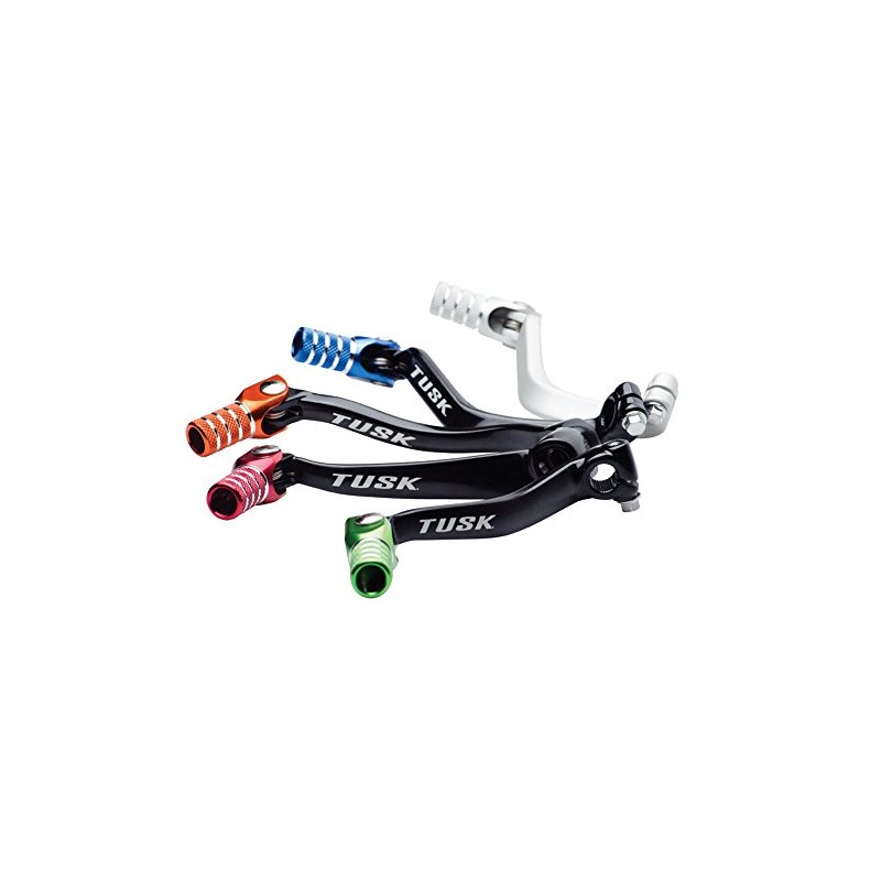 TUSK Folding Shift Lever Black/Orange Tip Compatible with KTM 65