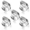 KEIFI Stainless Steel Stove Knob Replacements for GE Gas Stove