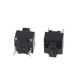 Sara-u 5Pcs Original Mouse Square Micro Switch Button EVQP0E07K Baolei Shark IE4.0 Black Spots 6x6x7.45