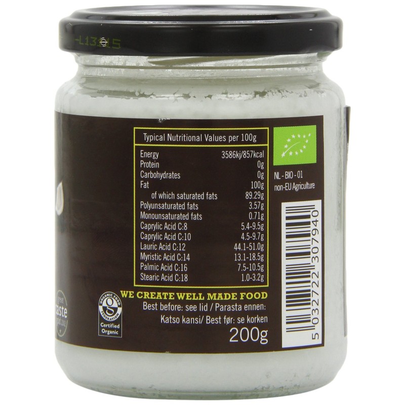 Biona Huile de coco vierge organique, 200g
