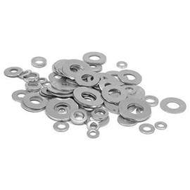 180pcs M6 Round Washer Metal Screw Zinc Plated Steel Gasket Ultra-Thin