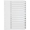 Q-Connect 1-15 Index Multi-punched Polypropylene White A4