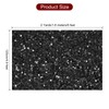 sourcing map Sequin Fabric Black, 2 Yards Length 3.9 Feet